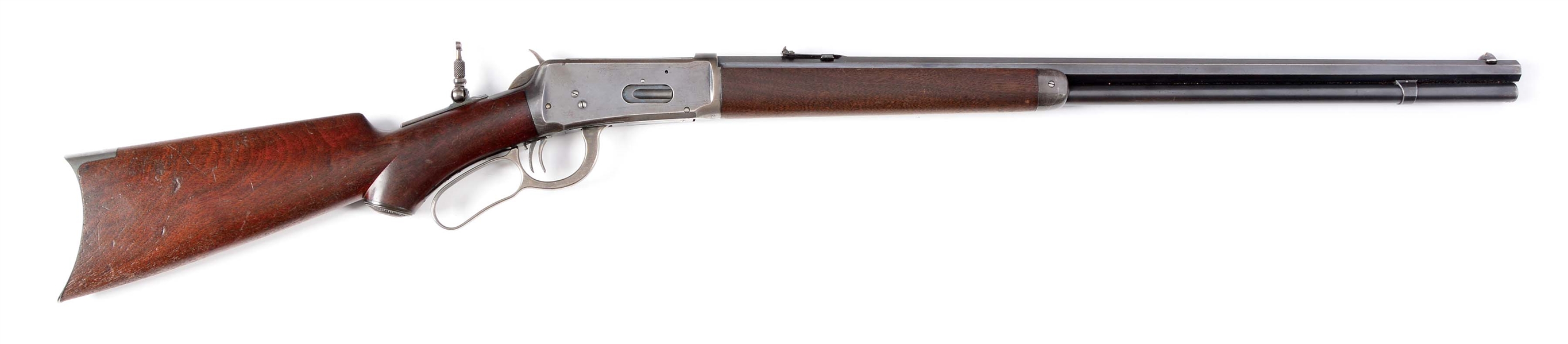 (A) WINCHESTER MODEL 1894 SEMI-DELUXE LEVER ACTION RIFLE.