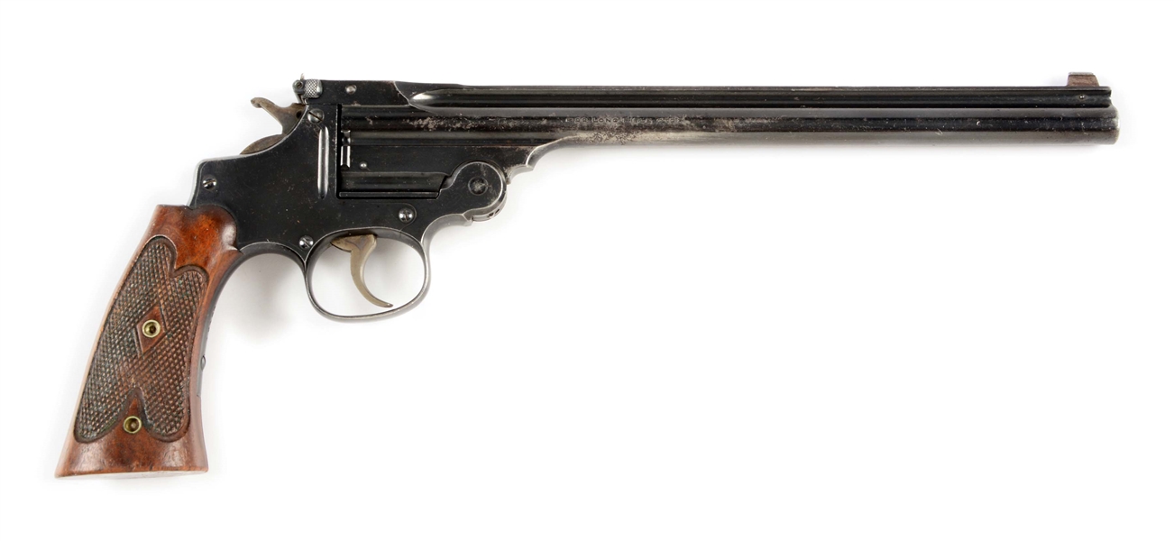 (C^) SMITH & WESSON MODEL 1891 SINGLE SHOT TARGET PISTOL.