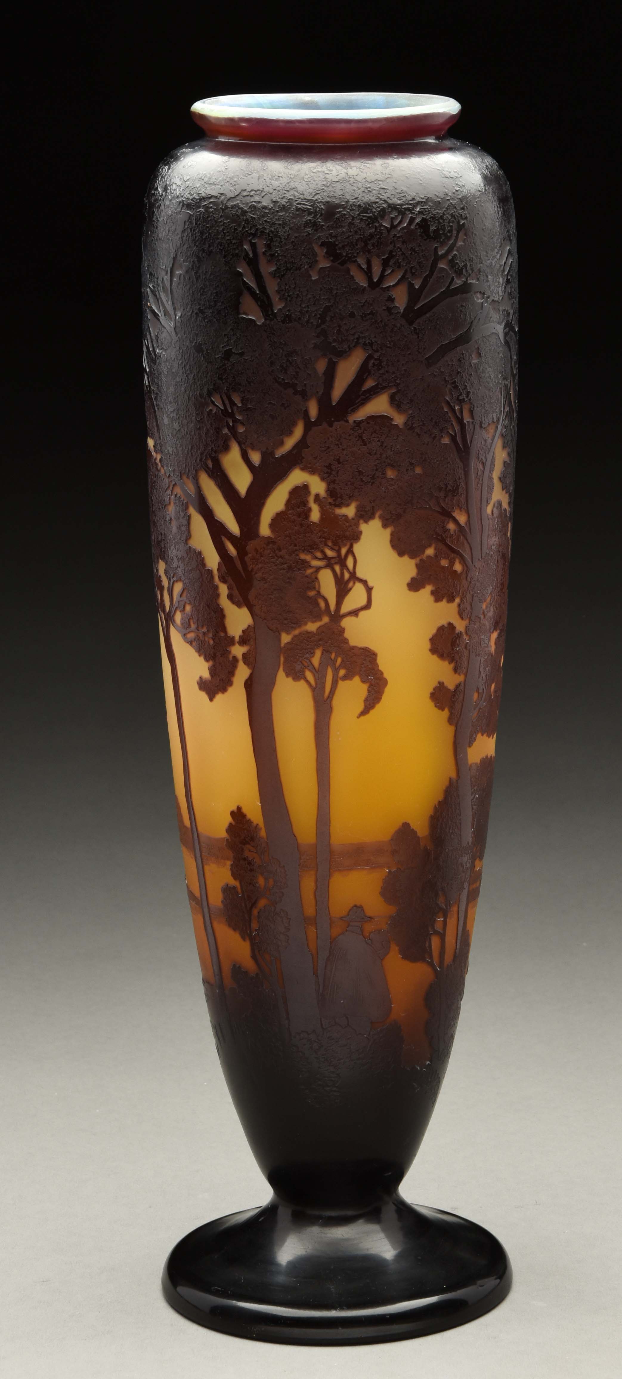 Lot Detail - GALLE SCENIC CAMEO VASE.