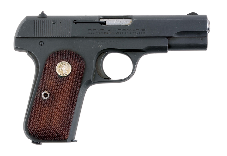 (C) RARE AND DESIRABLE COLT 1903 U.S. PROPERTY MARKED SEMI-AUTOMATIC PISTOL.