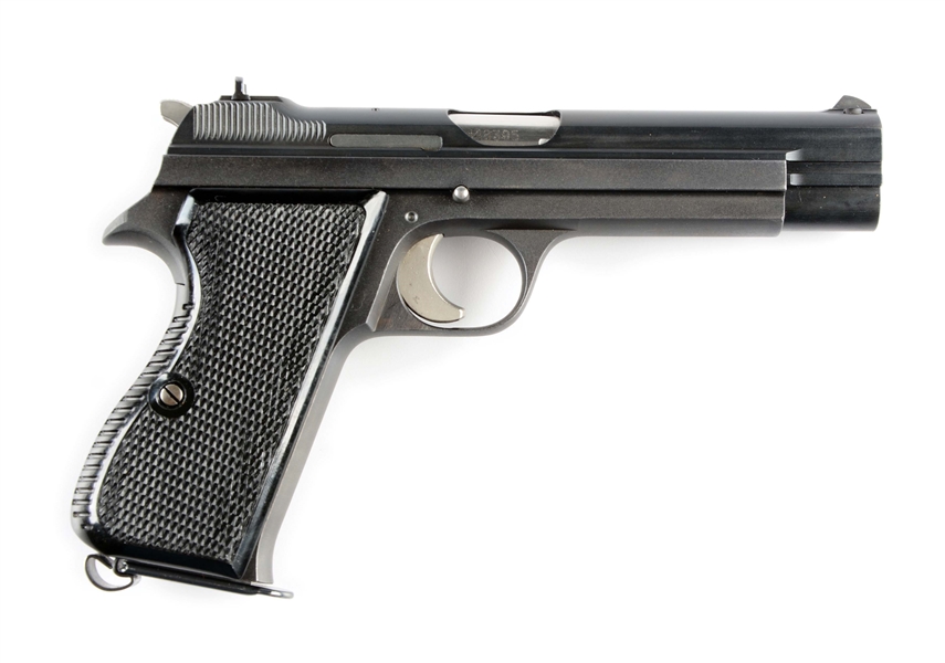 (C) SIG P-210 SEMI-AUTOMATIC PISTOL.