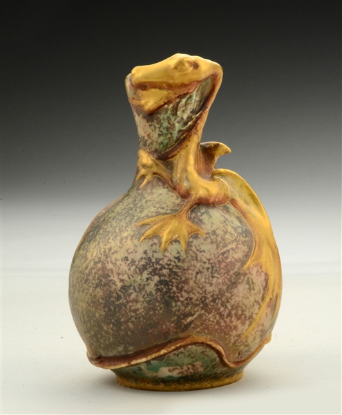 AMPHORA CERAMIC WATER DRAGON VASE.