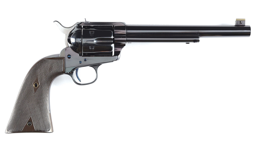 (A) RARE COLT SINGLE ACTION ARMY TARGET MODEL REVOLVER (DOCUMENTED).