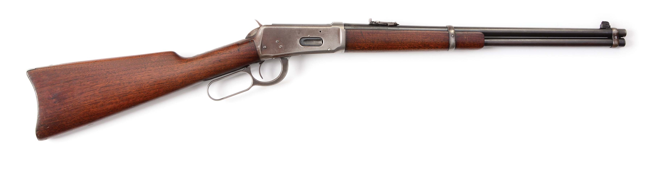 (C) CLASSIC WINCHESTER MODEL 1894 LEVER ACTION SADDLE RING CARBINE (1927).