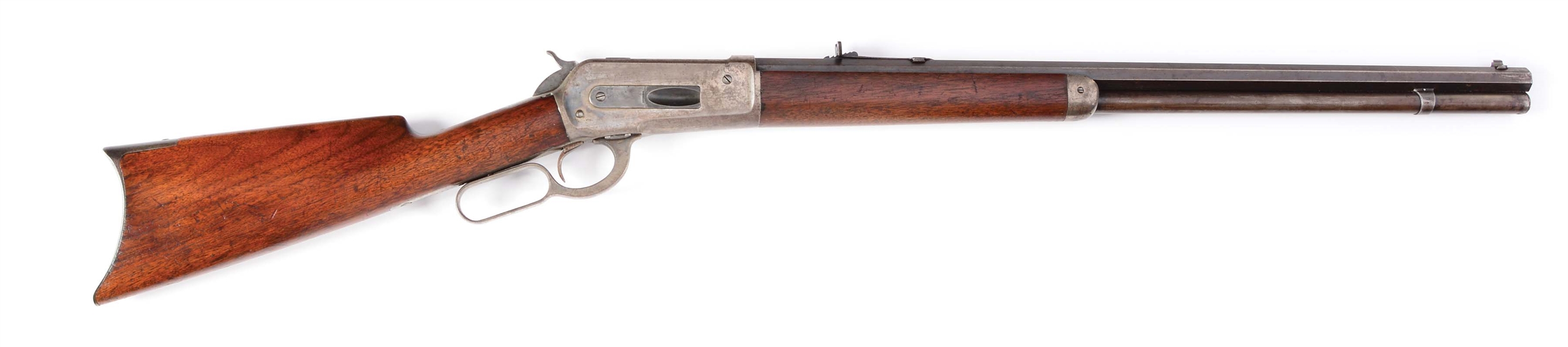 (A) HONEST WINCHESTER MODEL 1886 LEVER ACTION RIFLE (1888).