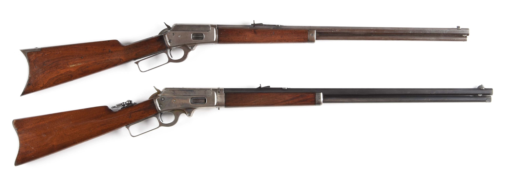 (C) LOT OF 2: MARLIN LEVER ACTION RIFLES.