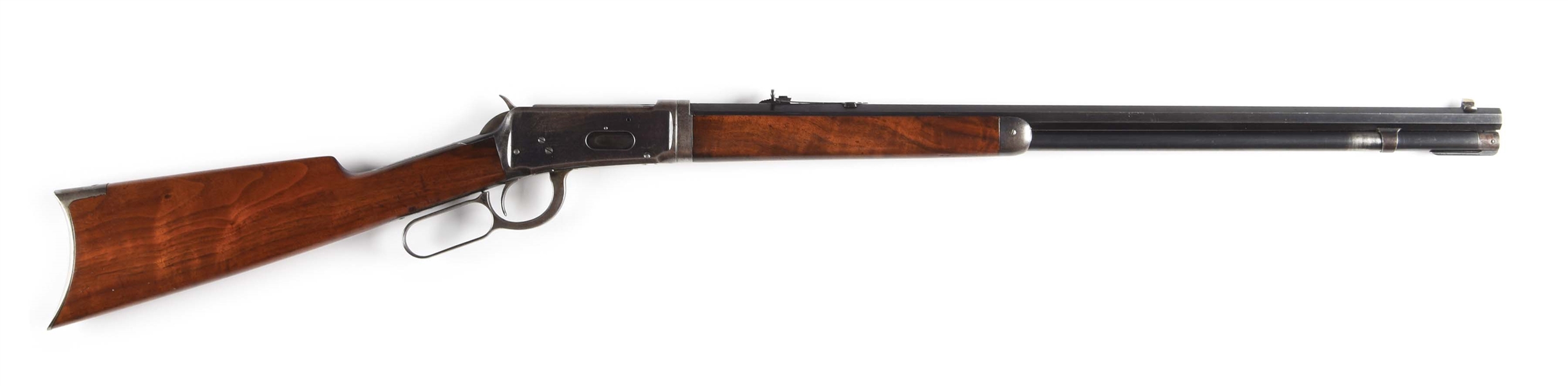 (A) WINCHESTER MODEL 1894 LEVER ACTION TAKEDOWN RIFLE (1897).