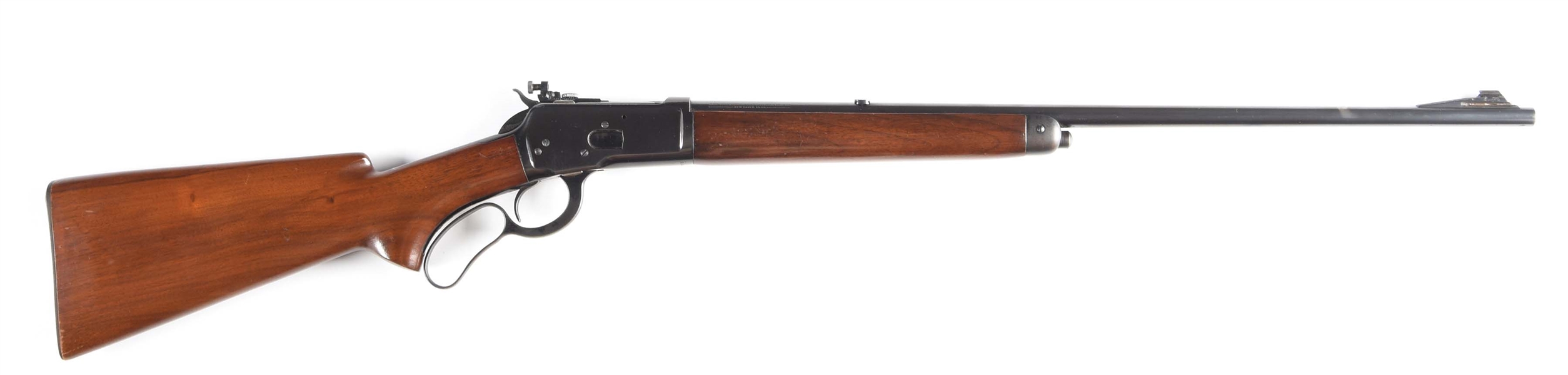(C) SCARCE .218 BEE WINCHESTER MODEL 65 LEVER ACTION RIFLE (1938).