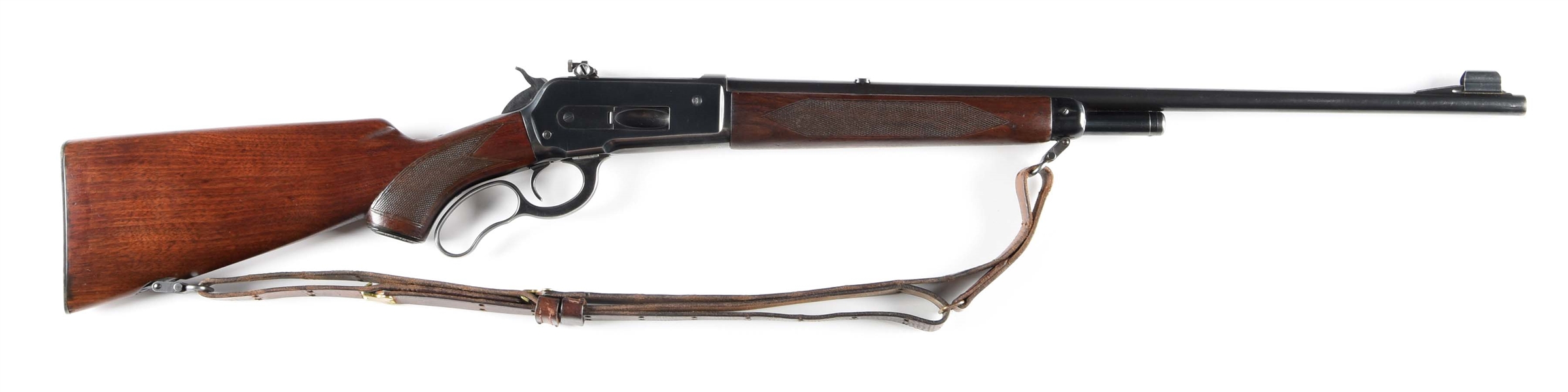 (C) DELUXE WINCHESTER MODEL 71 LEVER ACTION RIFLE (1957).