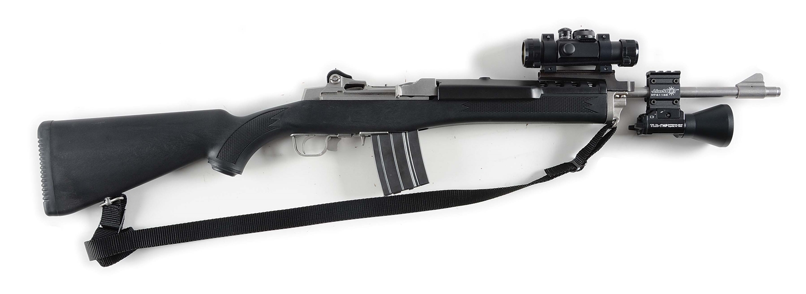 (M) RUGER MINI-14 RANCH WITH AFTERMARKET PARTS
