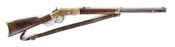 WINCHESTER 1866 ENGRAVED RIFLE SN 27415 44 RF                                                                                                                                                           