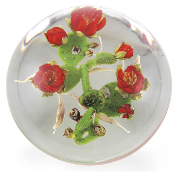 STANKARD PRICKLY PEAR CACTUS PAPERWEIGHT                                                                                                                                                                
