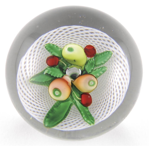 ST LOUIS FRUIT PAPERWEIGHT                                                                                                                                                                              
