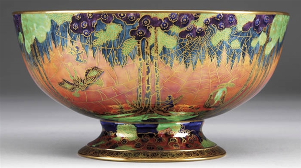 FAIRYLAND FLAME CYPRESS TREE PUNCH BOWL                                                                                                                                                                 