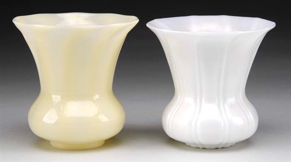 TWO STEUBEN SHADE VASES                                                                                                                                                                                 