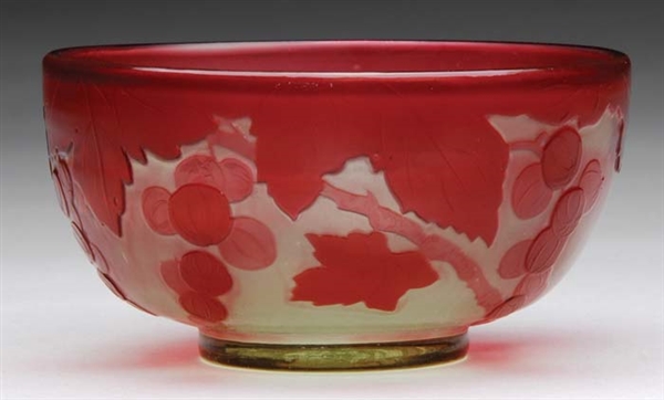 GALLE FIRE POLISHED BOWL                                                                                                                                                                                