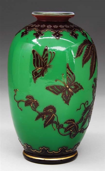 FRENCH CAMEO VASE                                                                                                                                                                                       