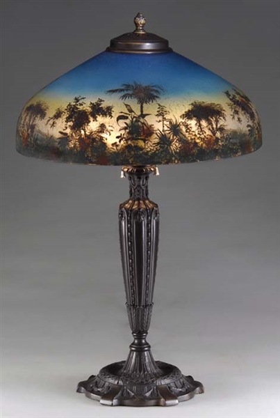 OBVERSE PAINTED TABLE LAMP                                                                                                                                                                              