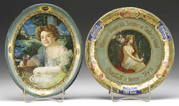 COCA-COLA TOPLESS TRAY & OVAL SERVING TRAY                                                                                                                                                              
