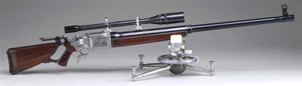 Lot Detail - *JACK SMITH FALLING BLOCK .50 TGT RIFLE NSN W/SCOP