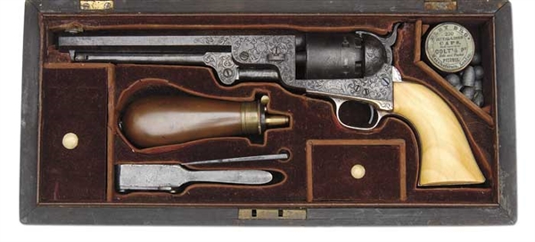 COLT M 1851 GUSTAVE YOUNG ENG 36 CAL SN 51784                                                                                                                                                           