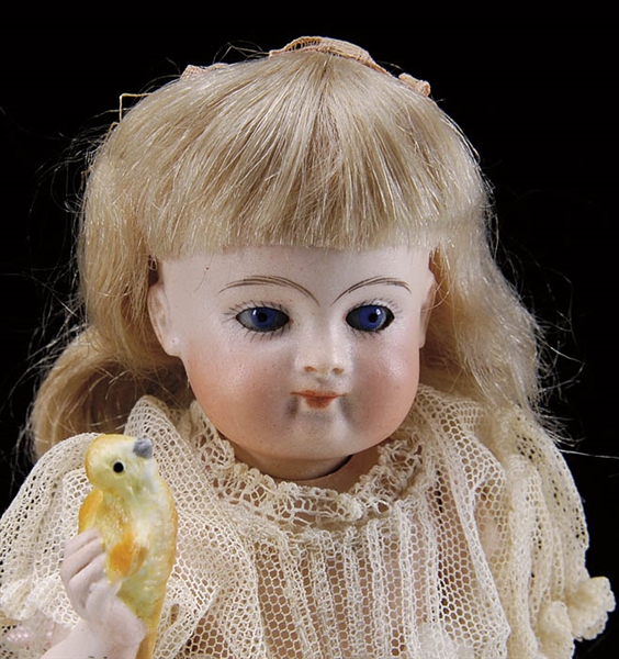 EXTREMELY RARE KESTNER ALL BISQUE DOLL                                                                                                                                                                  
