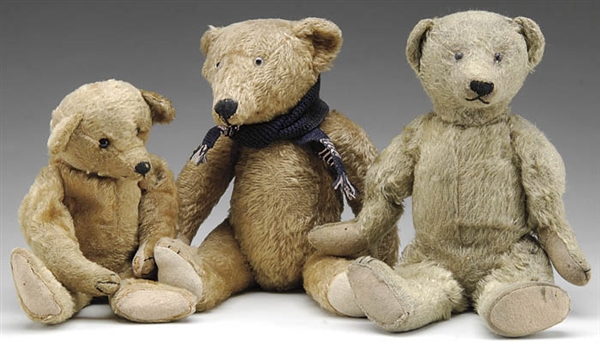 THREE TEDDY BEARS                                                                                                                                                                                       