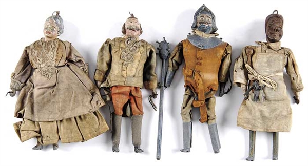 LOT OF 4 MARIONETTES                                                                                                                                                                                    