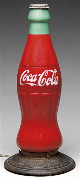 COCA COLA FIGURAL BOTTLE LAMP                                                                                                                                                                           