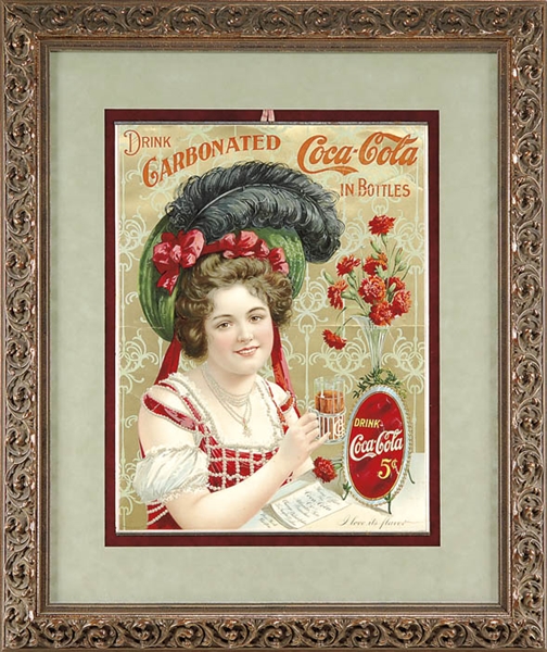 1902 COCA-COLA PAPER SIGN                                                                                                                                                                               