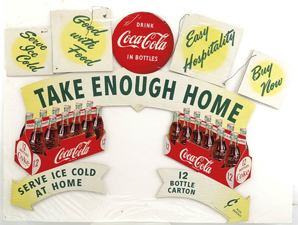 COCA-COLA CARDBOARD MOBILE                                                                                                                                                                              