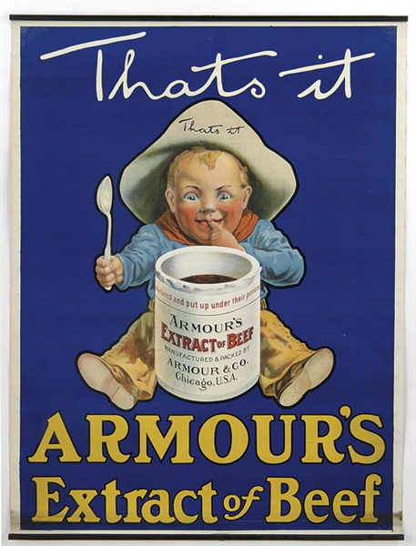 ARMOURS EXTRACT OF BEEF POSTER                                                                                                                                                                         
