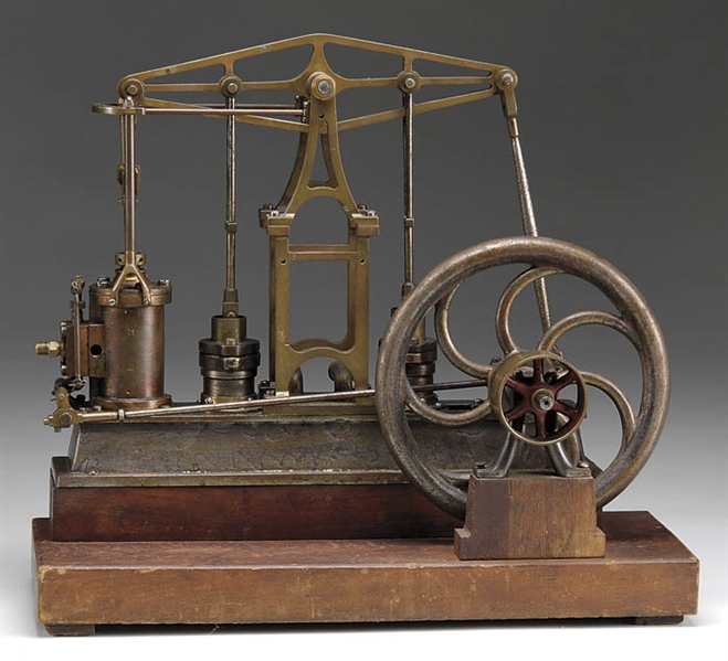 BUILDERS MODEL OF BEAM STEAM ENGINE                                                                                                                                                                    