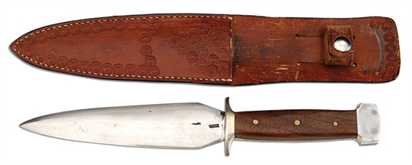 SCAGEL WWII FIGHTER KNIFE TO "WILLIAM A ERICKSON"                                                                                                                                                       
