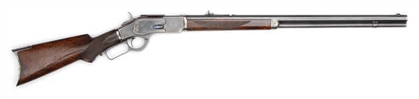 WINCHESTER 1873 DLX 44 WCF RIFLE, SN 156227                                                                                                                                                             