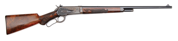 *WIN 1886 DLX TD .33 WCF SN 147053 #9 ENG RIFLE                                                                                                                                                         