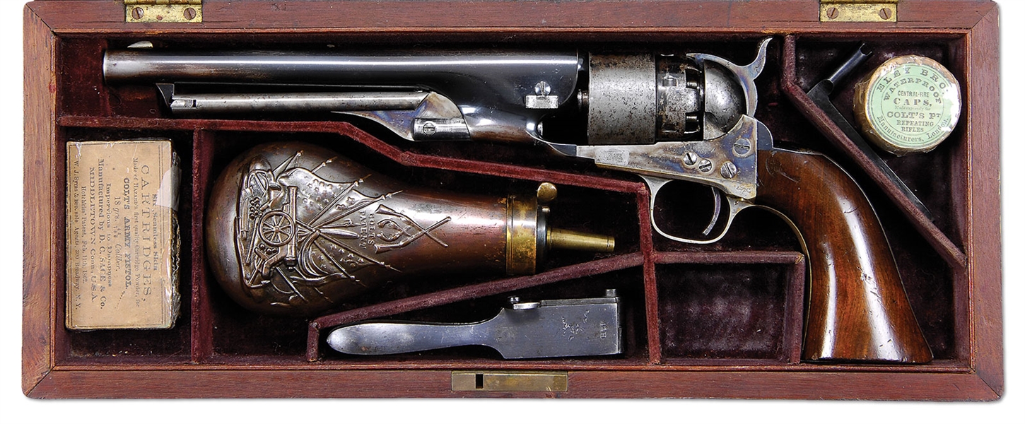 COLT 1860 ARMY SPECIAL SN 11701, CASED W/ACC                                                                                                                                                            
