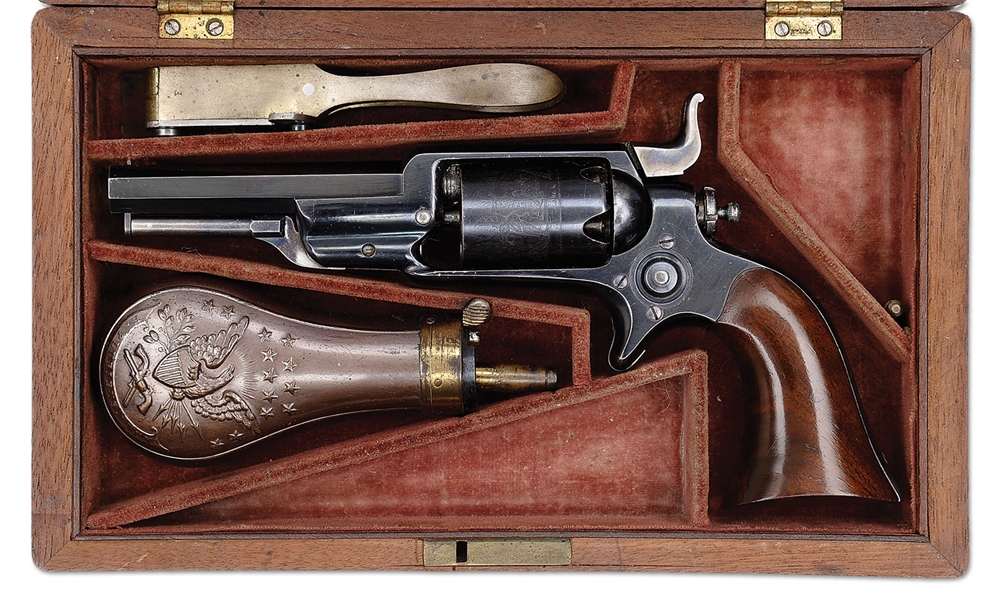 CASED COLT ROOT REVOLVER 2ND MO., SN 5066                                                                                                                                                               