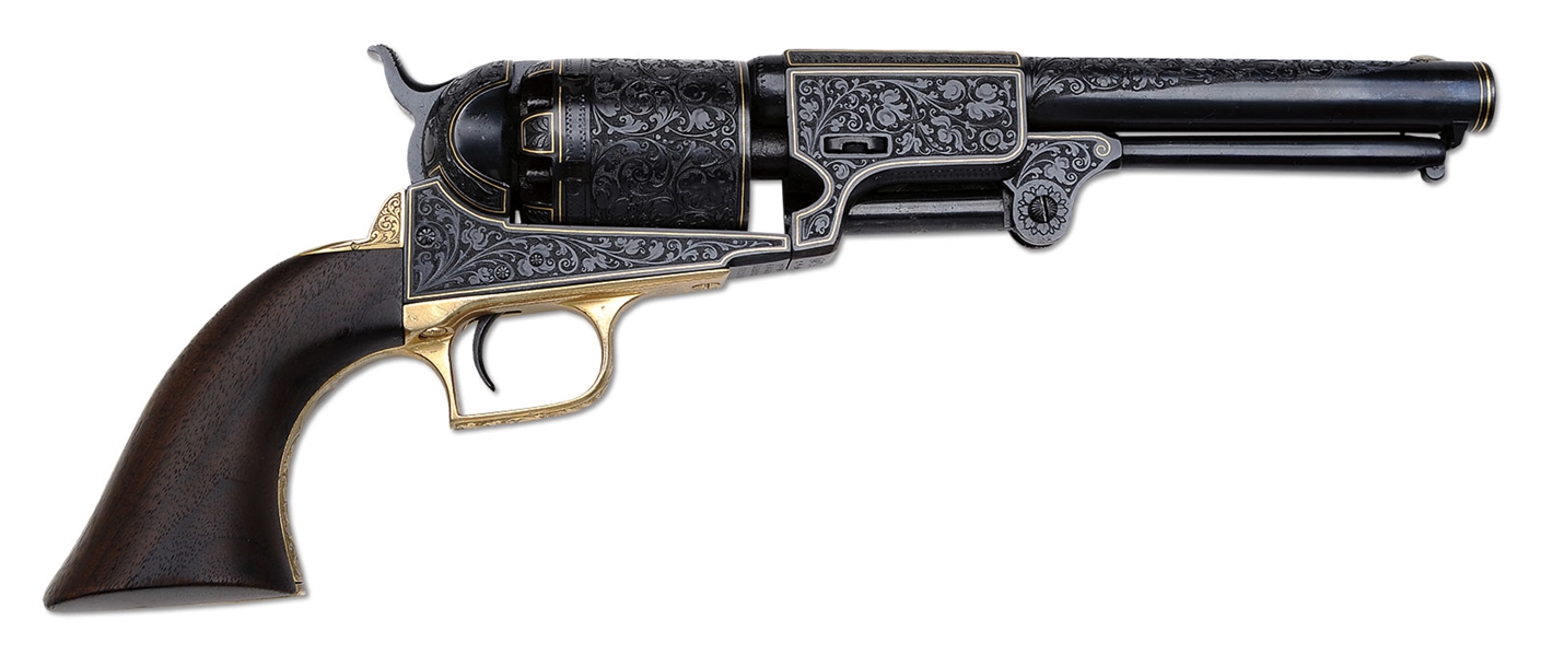 COLT DRAGOON BY GRIEBEL .44 CAL SN 2484 W/CASE                                                                                                                                                          