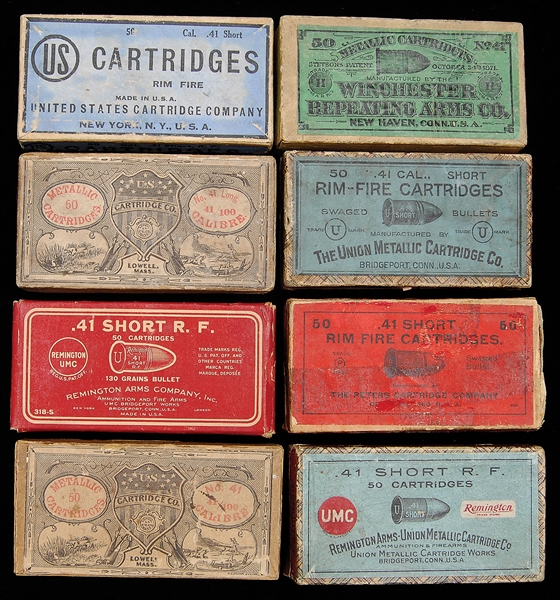 LOT 8 BOXES OF .41RF AMMO                                                                                                                                                                               
