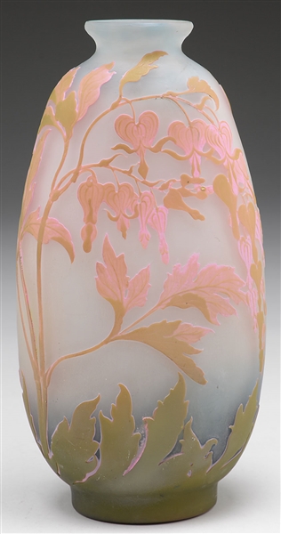 GALLE FRENCH CAMEO VASE                                                                                                                                                                                 