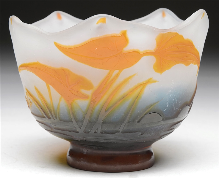 GALLE LILY POND BOWL                                                                                                                                                                                    