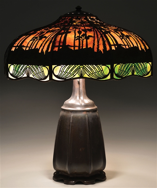 HANDEL HAWAIIAN SUNSET TABLE LAMP                                                                                                                                                                       