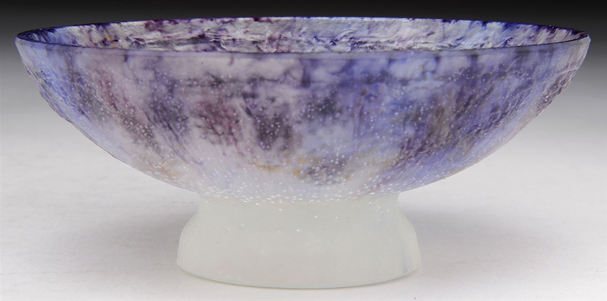 ARGY ROUSSEAU FOOTED BOWL                                                                                                                                                                               