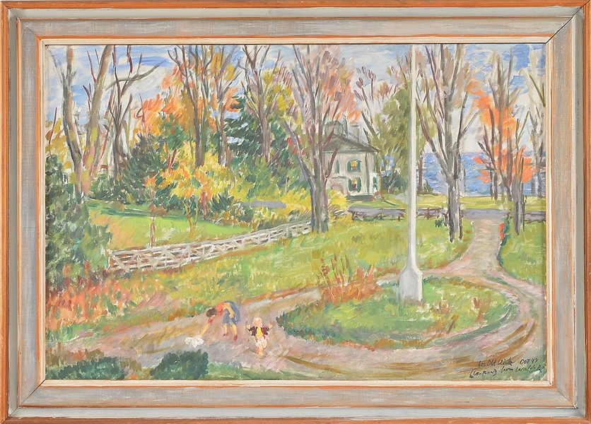 WALDO PEIRCE OOC CASTINE HOUSE SCENE                                                                                                                                                                    