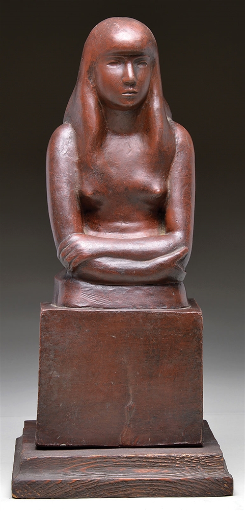 TERRACOTTA BY WM. ZORACH "THE ARTISTS DAUGHTER"                                                                                                                                                        