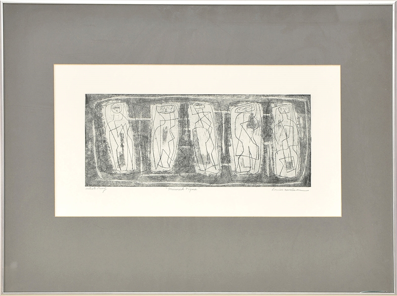 LOUISE NEVELSON PRINT                                                                                                                                                                                   