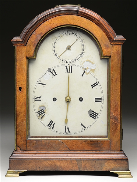 WILLIAM STEPHENSEN BRACKET CLOCK                                                                                                                                                                        