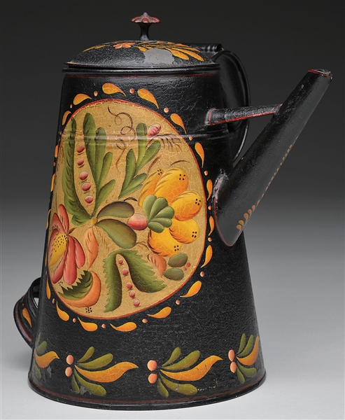 TOLEWARE COFFEE POT                                                                                                                                                                                     