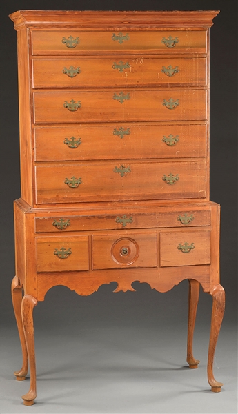 NEW ENGLAND QUEEN ANNE HIGHBOY                                                                                                                                                                          